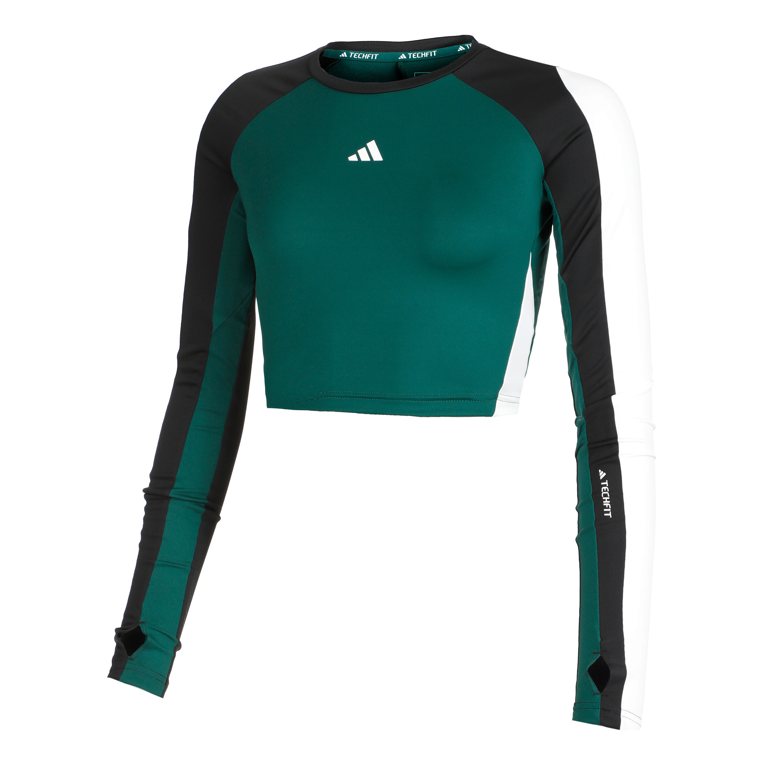 Tech Fit Color Block Longsleeve Damen Schwarz
