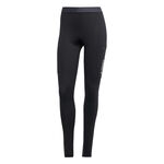 adidas Bekleidung adidas Terrex XPR Brushed Lauftight Damen-Schwarz