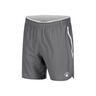Drop 7in Shorts Herren - grau, wei&szlig;