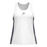 Club 25 Tech Tank-Top Damen-Wei&szlig;,Dunkelblau