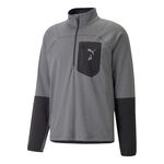 Puma Laufshirt Puma Seasons Raincell Half-Zip Lauftop Herren-Grau,Schwarz