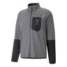 Seasons Raincell Half-Zip Lauftop Herren-Grau,Schwarz