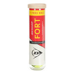 Dunlop Tennisbälle Dunlop Fort Tournament One Ball Free 4er Dose