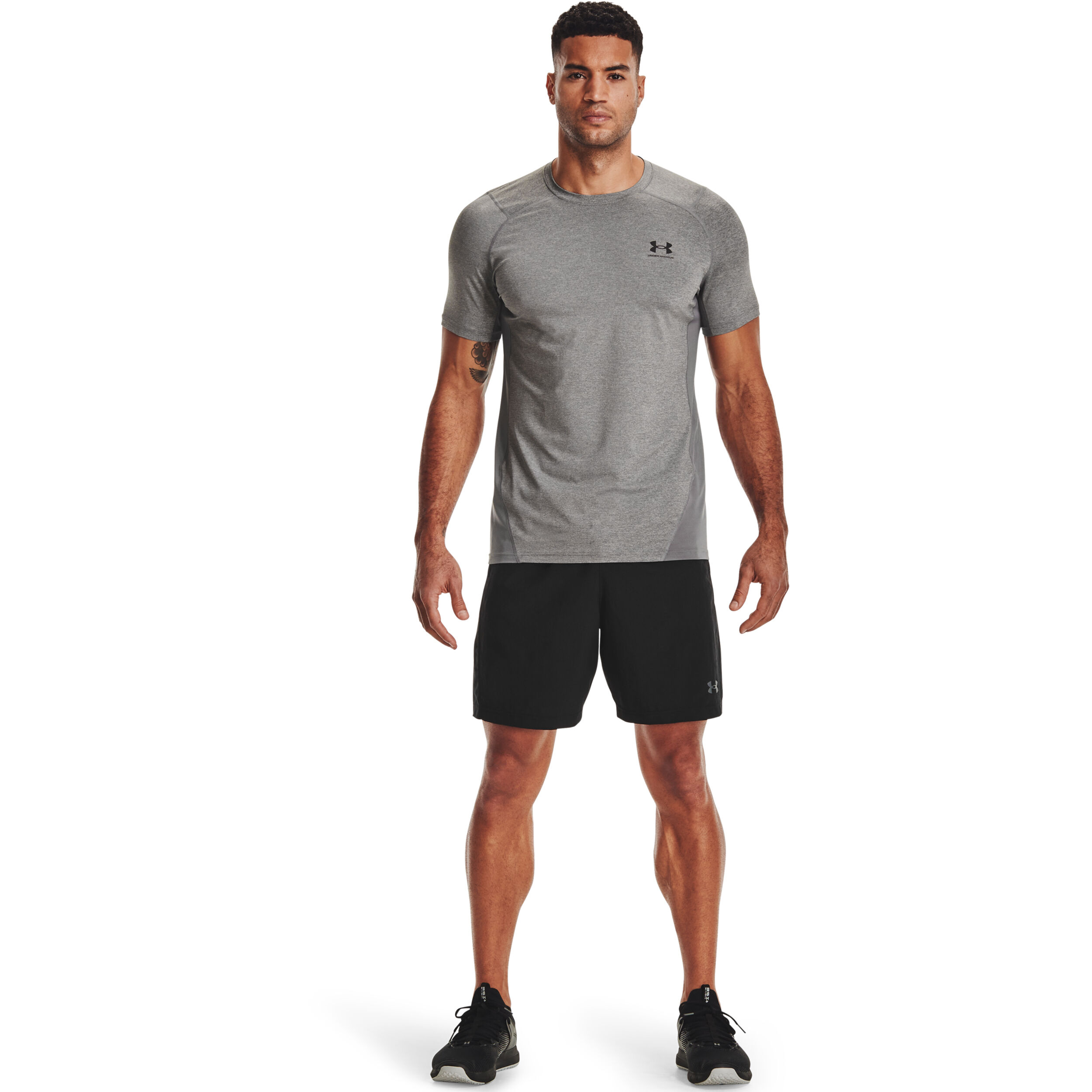 Under armour fitted heatgear shorts hot sale