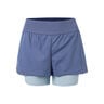 Shorts Damen-Dunkelblau,Hellblau