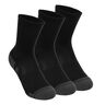 Performance Tech Crew Sportsocken 3er Pack-Schwarz