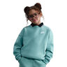 Club Fleece Oversized Crew Sweatshirt M&auml;dchen-Salbei