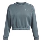 Under Armour Bekleidung Under Armour Rival Fleece Piped Crew Sweatshirt Damen - blaugrau, 