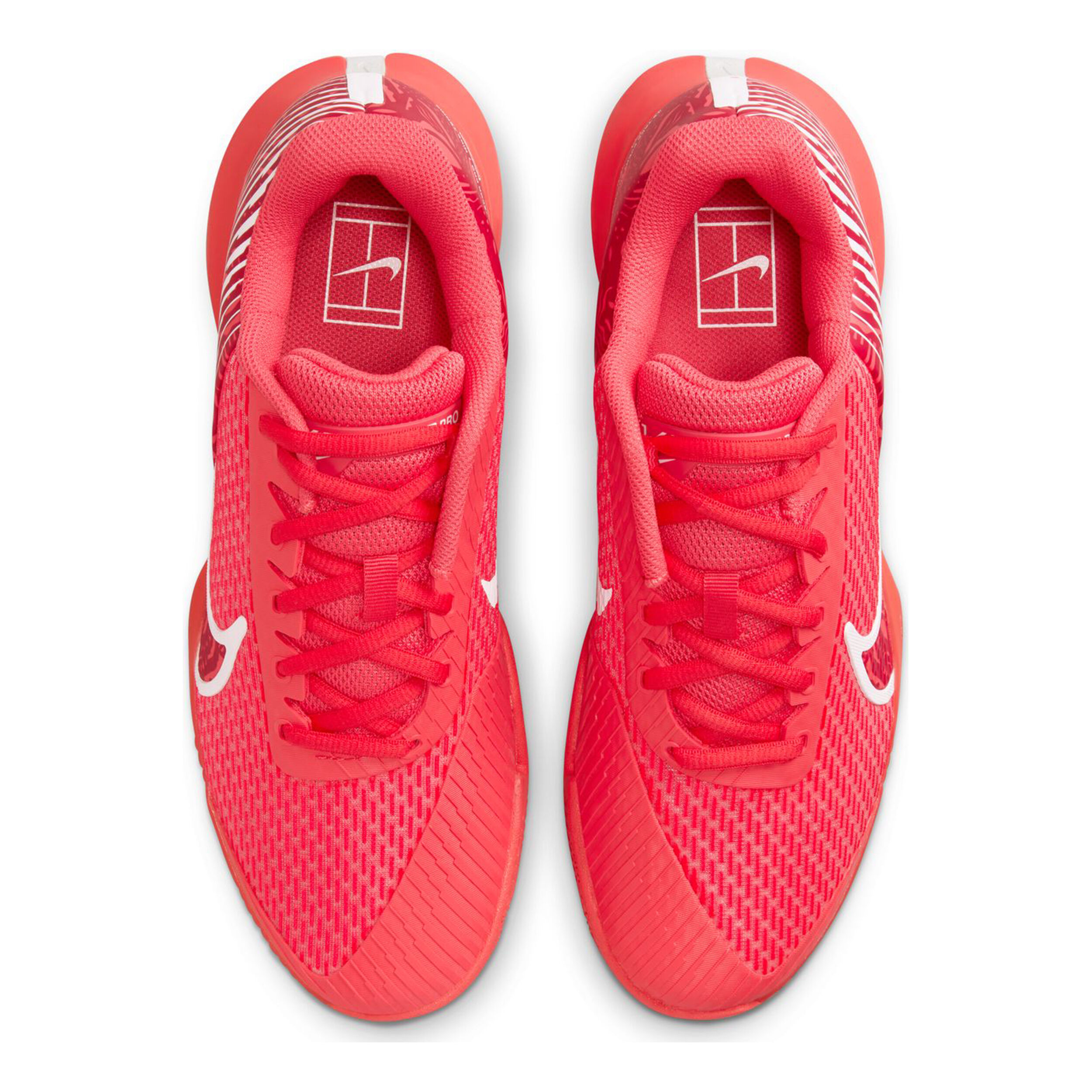 Court Vapor Pro 2 Sandplatzschuh Herren Neonpink Rot