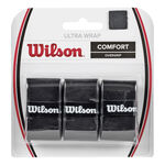 Wilson Overgrips Wilson Ultra Wrap 3er Pack-Schwarz
