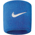 Nike Bekleidung Nike Swoosh Schwei&szlig;band 2er Pack -blau,wei&szlig;