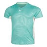 Dri-Fit Court Printed T-Shirt Herren - türkis, weiß