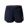 Point 2in1 Shorts Mädchen - dunkelblau, pink