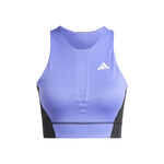 adidas Bekleidung adidas Crop Pro Tank-Top Damen-Flieder,Mehrfarbig