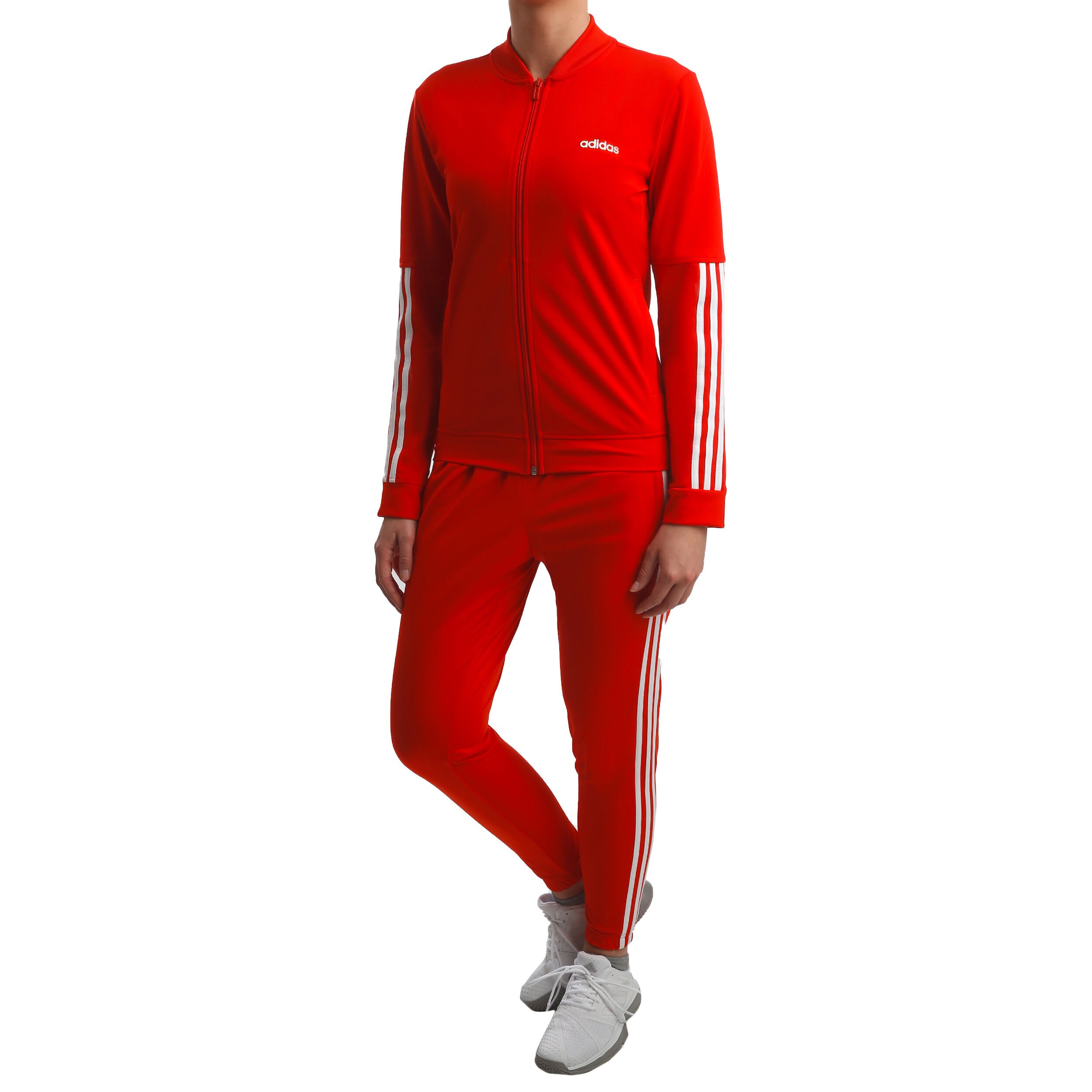 Adidas trainingsanzug rot weiß on sale