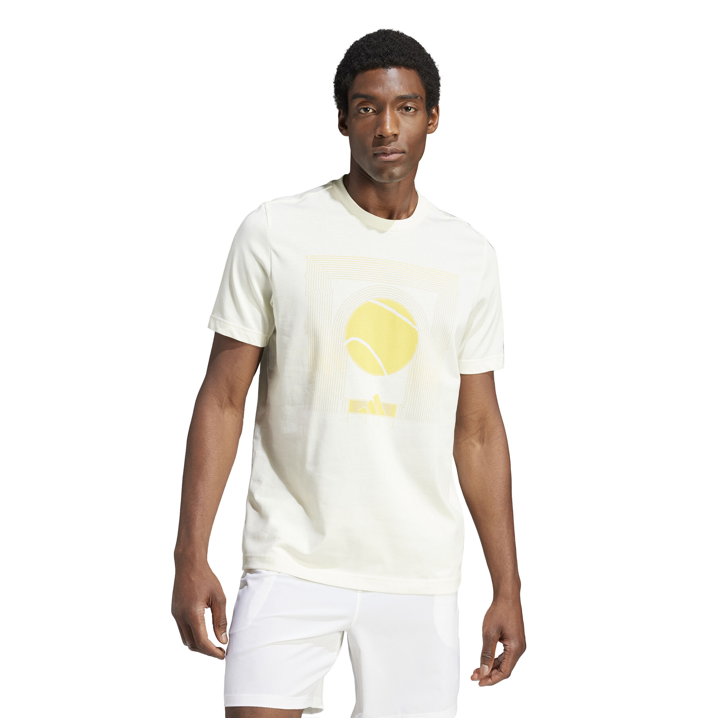 Adidas shirt beige cheap