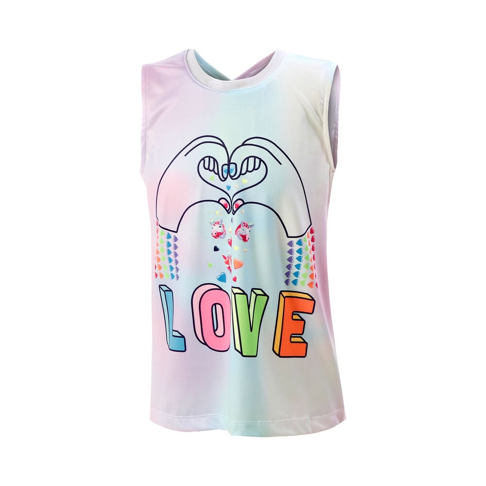Animoji Love Tie Back Tank-Top Mädchen