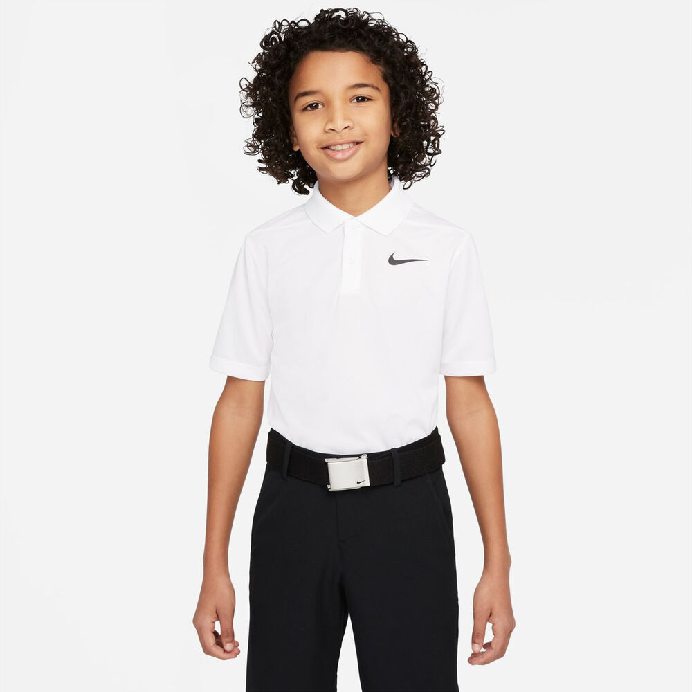 Nike Dri-Fit Victory Polo Jungen in weiß, Größe: L
