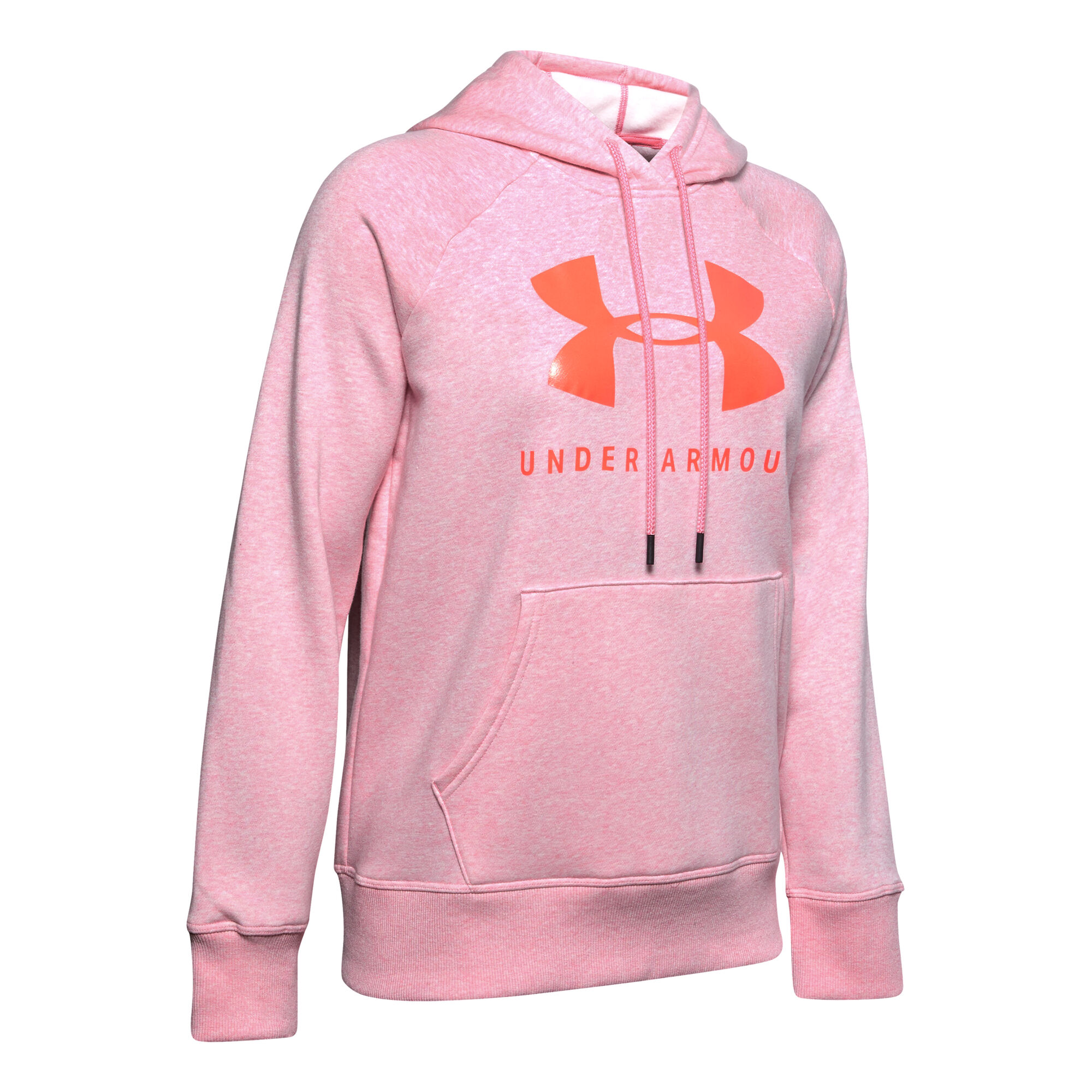 Cordelia plafond dynamisch Under Armour Rival Sportstyle Graphic Hoody Damen - Rosa, Orange online  kaufen | Tennis-Point