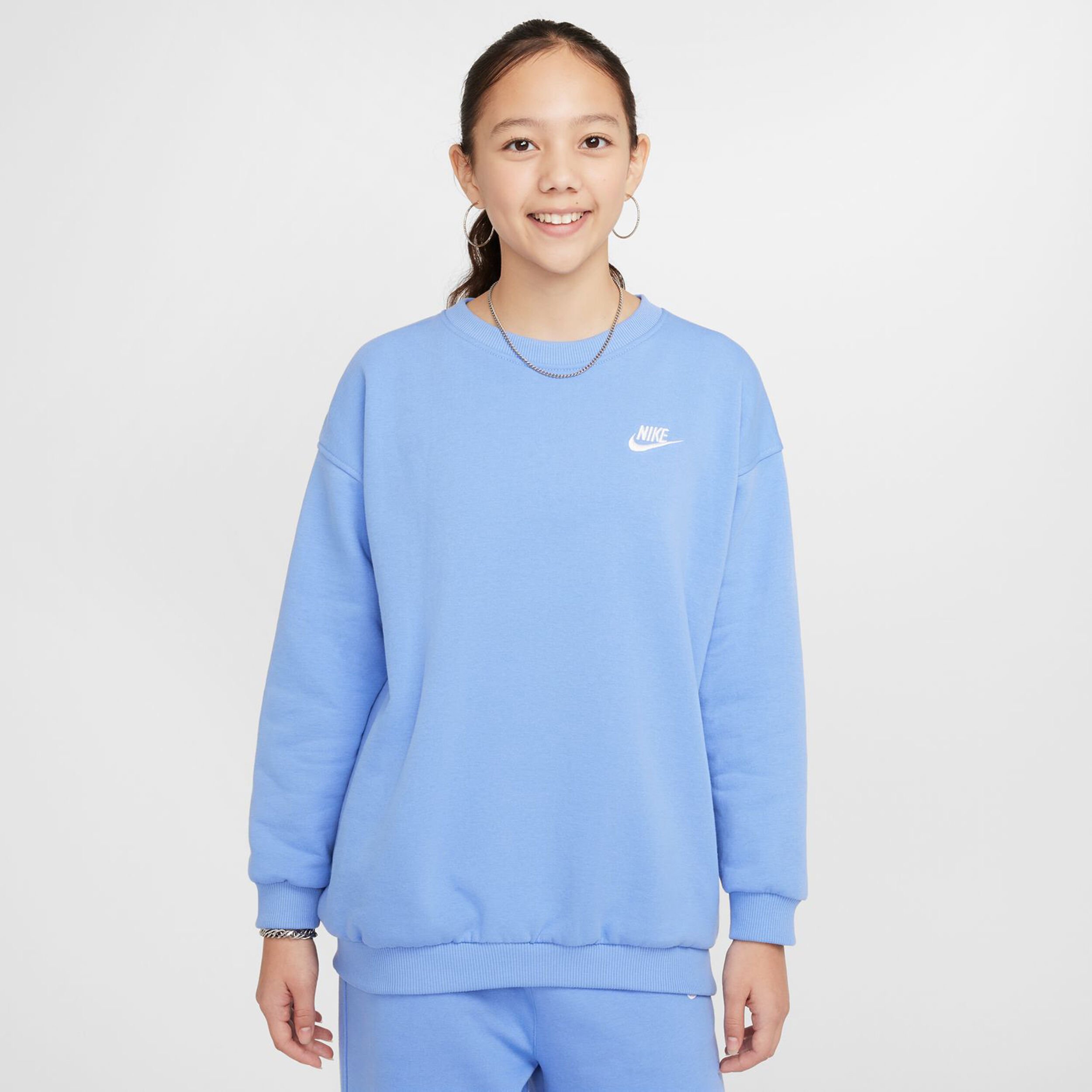 Baby blue nike sweatshirt store