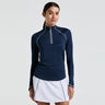 Solid Sun Protection Longsleeve Damen-Dunkelblau
