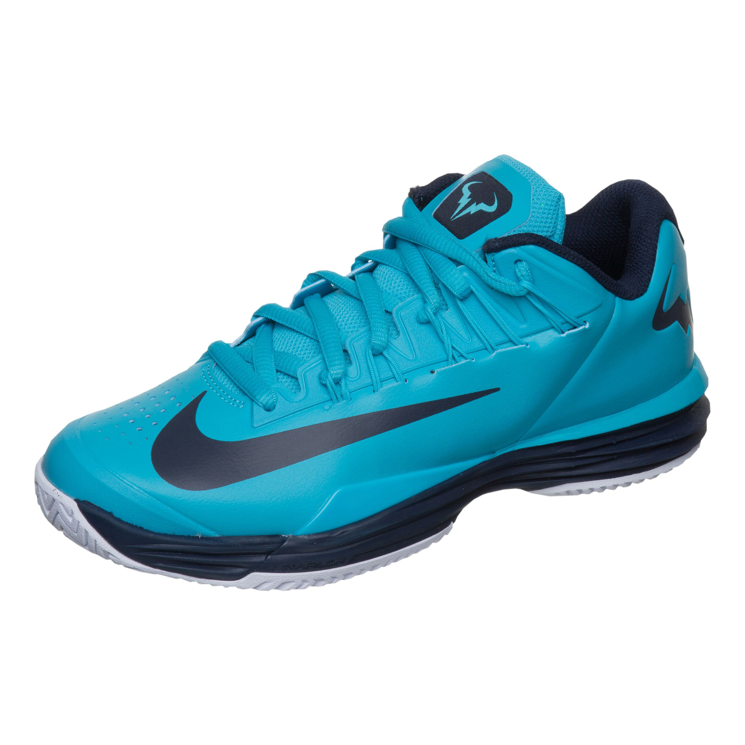 Rafael Nadal Lunar Ballistec 1.5 LG Quickstrike Limited Edition Allcourtschuh Kinder T rkis Dunkelblau
