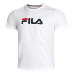 Fila Bekleidung Fila Logo T-Shirt Herren-Weiß,Dunkelblau