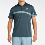 Bullpadel Bekleidung Bullpadel Lucir Polo Herren-Petrol