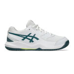 ASICS Tennisschuhe ASICS GEL-DEDICATE 8 GS Allcourtschuh Kinder-wei&szlig;, grau