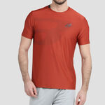 Bullpadel Bekleidung Bullpadel T-Shirt Herren-Rost