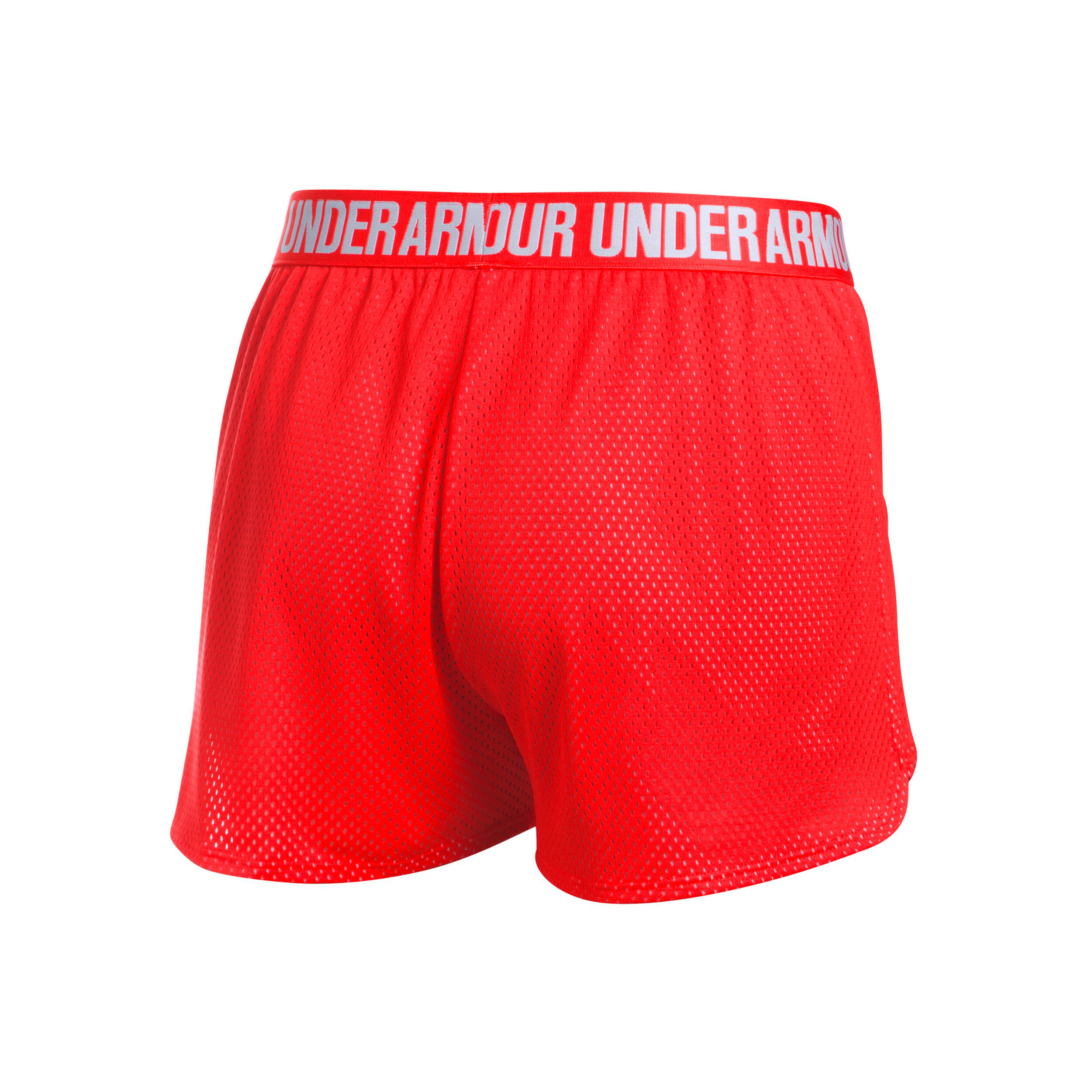 Play Up Mesh Shorts Damen Rot WeiB
