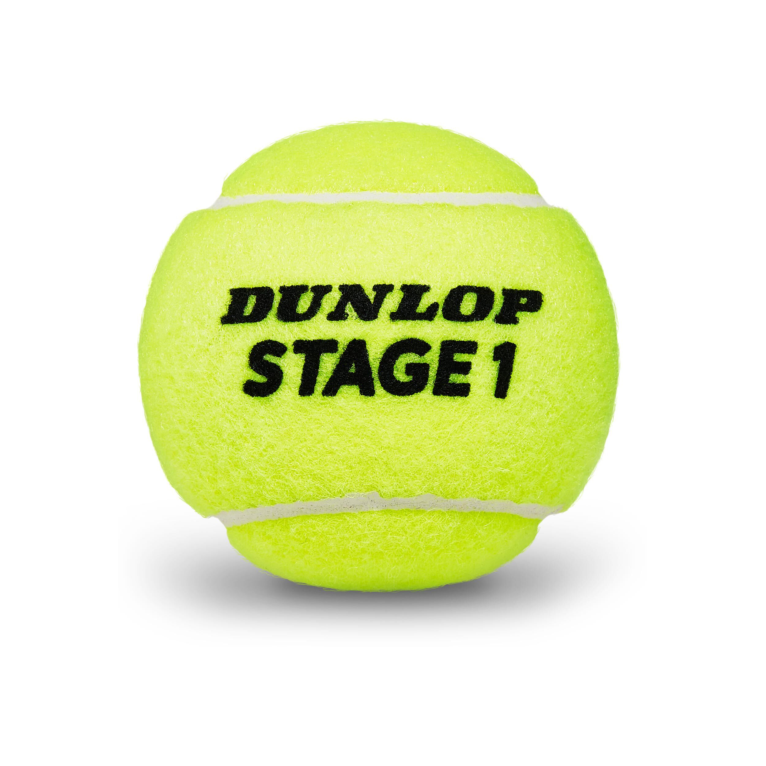 Tennisbälle 12er Beutel NEU Dunlop Mini Tennis Stage 3 Red, 2019 