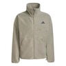 Fleece Full-Zip Trainingsjacke Herren-beige