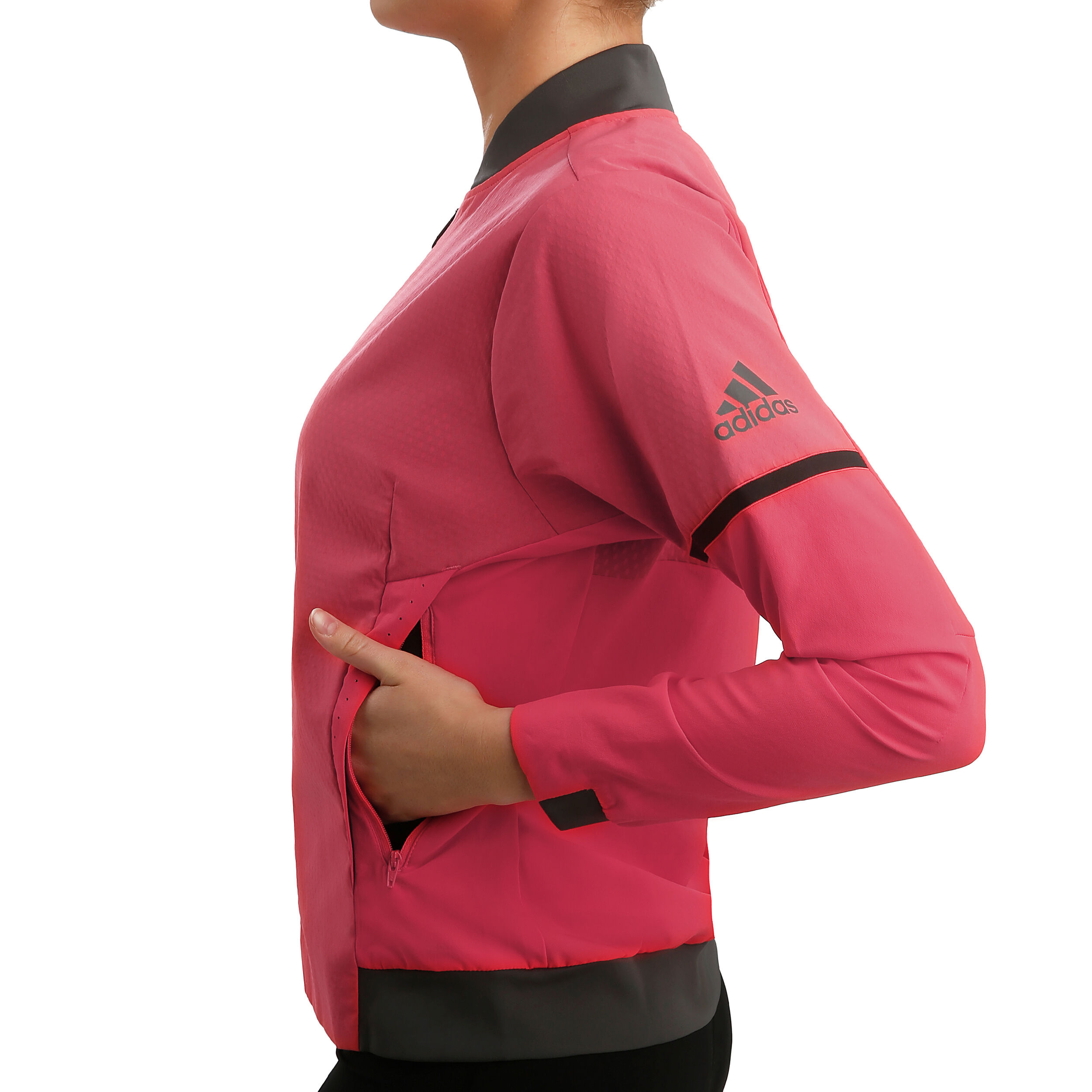 adidas MatchCode Trainingsjacke Damen Koralle, Dunkelgrau adidas Damen, MatchCode Trainingsjacke Koralle, Dunkelgrau