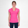 Crew V-Neck T-Shirt Damen-Pink