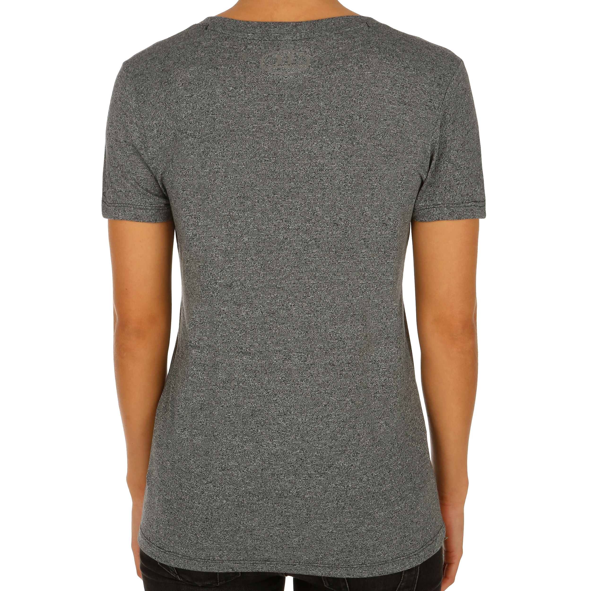 Under Armour Threadborne Train V Neck T Shirt Damen Grau Schwarz online kaufen Tennis Point DE