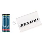 Dunlop 2x BTV 2.0 4er + Gratis Handtuch