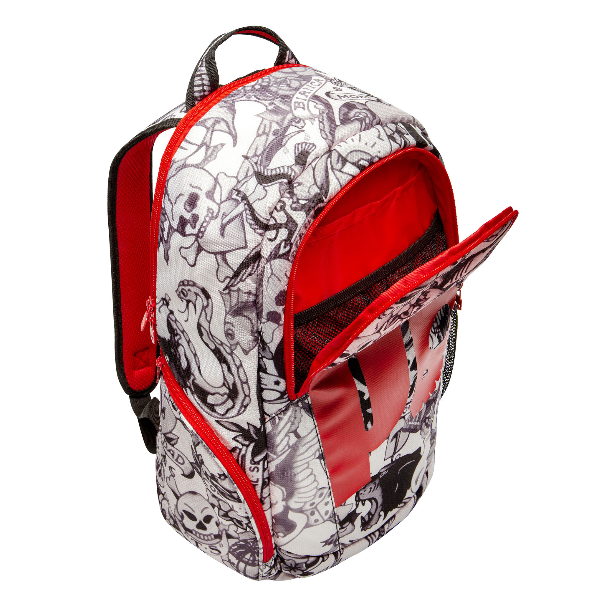 Prince Tattoo Backpack Rucksack Schwarz Hellrot Online Kaufen Tennis Point