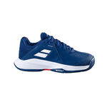 Babolat Tennisschuhe Babolat PROP 3 AC Allcourtschuh Kinder-dunkelblau, wei&szlig;