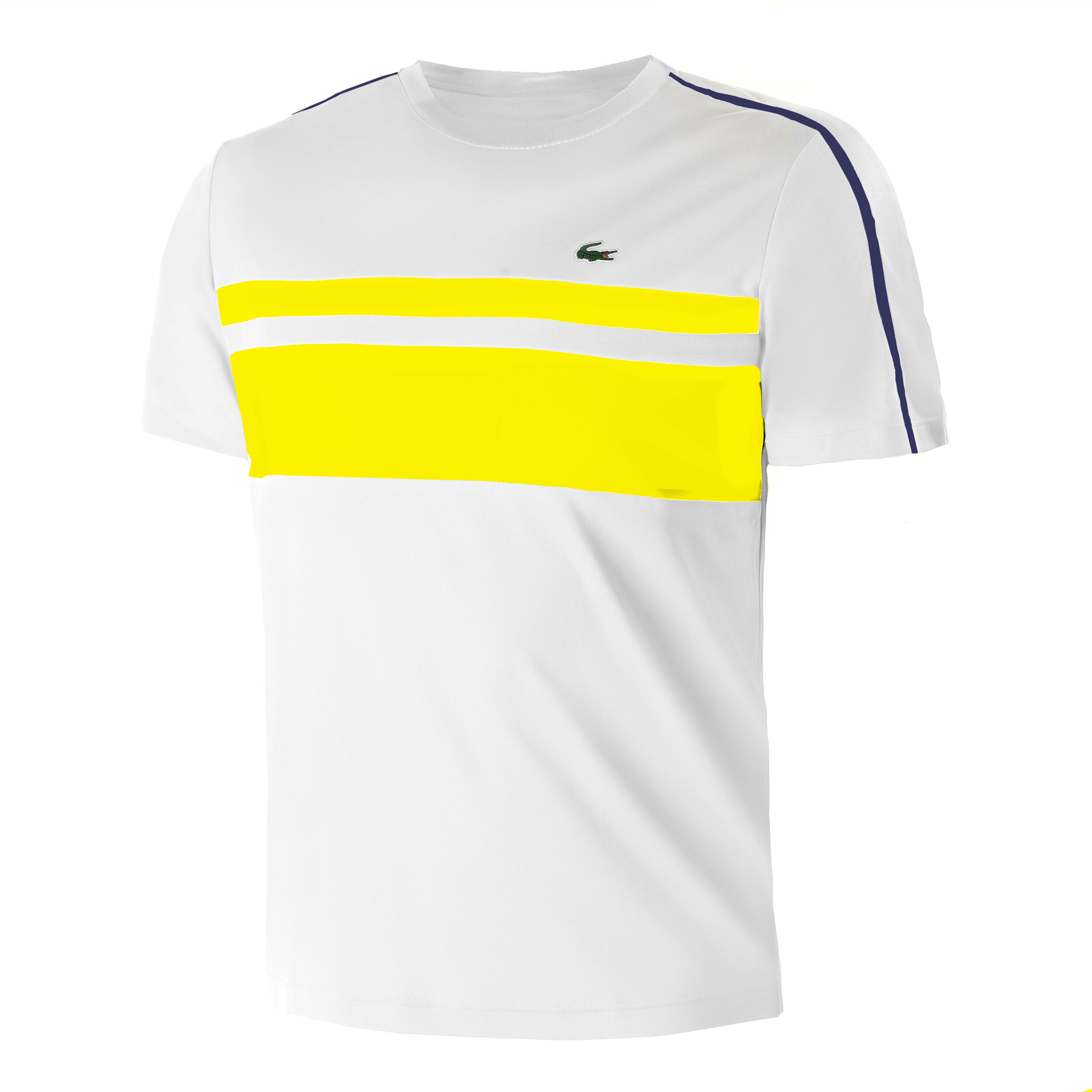 T shirt lacoste jaune 2025