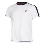 Fila Bekleidung Fila Elias T-Shirt Herren-Wei&szlig;,Dunkelblau
