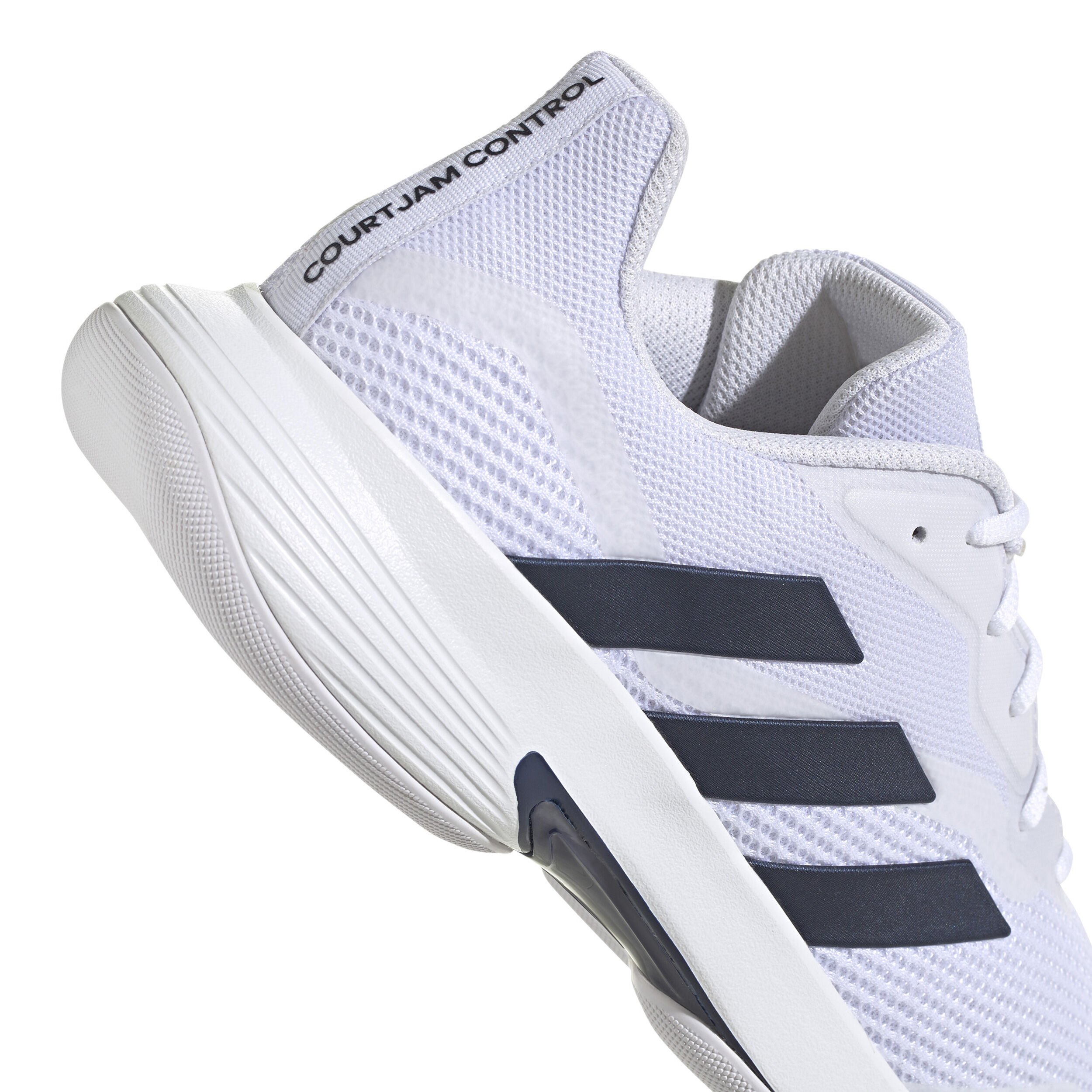 adidas Court Jam Control Teppichschuh Herren WeiB Dunkelblau online kaufen Tennis Point DE