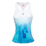 BIDI BADU Bekleidung BIDI BADU Yaka Tech Tank-Top Damen-Weiß,Hellblau