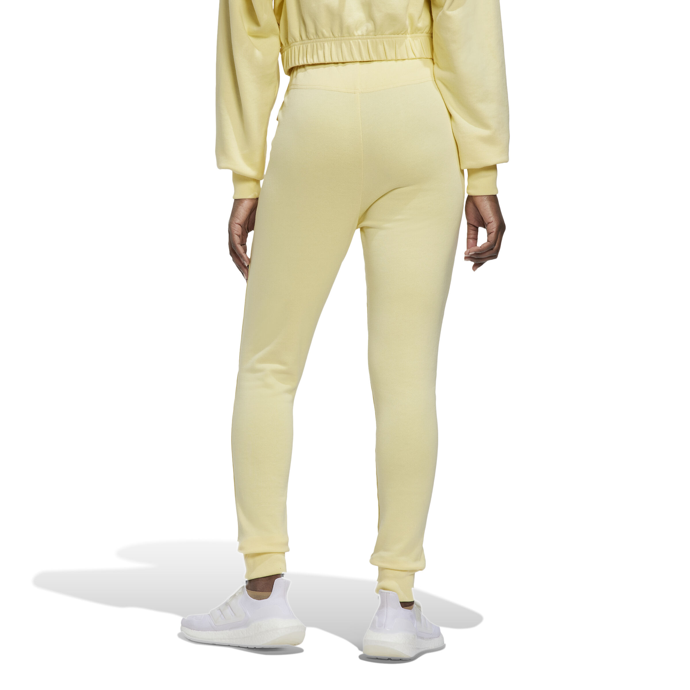 adidas Studio Lounge High Waist Trainingshose Damen Gelb online kaufen Tennis Point DE