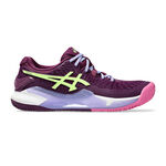 ASICS Padelschuhe ASICS Gel-Resolution 9 Padelschuh Damen-Mauve,Neongrün