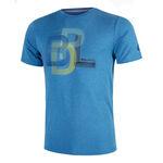 Bullpadel Bekleidung Bullpadel Bebas T-Shirt Herren-Blau