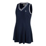 Contrast Kleid Damen - dunkelblau, 