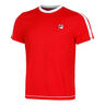 Elias T-Shirt Herren-Rot,Weiß