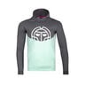 Bassem Lifestyle Hoody Jungen - dunkelgrau, mint