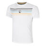 Endlessly Trainings Stripe T-Shirt Herren-Wei&szlig;,Mehrfarbig